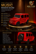 Classy car style speaker