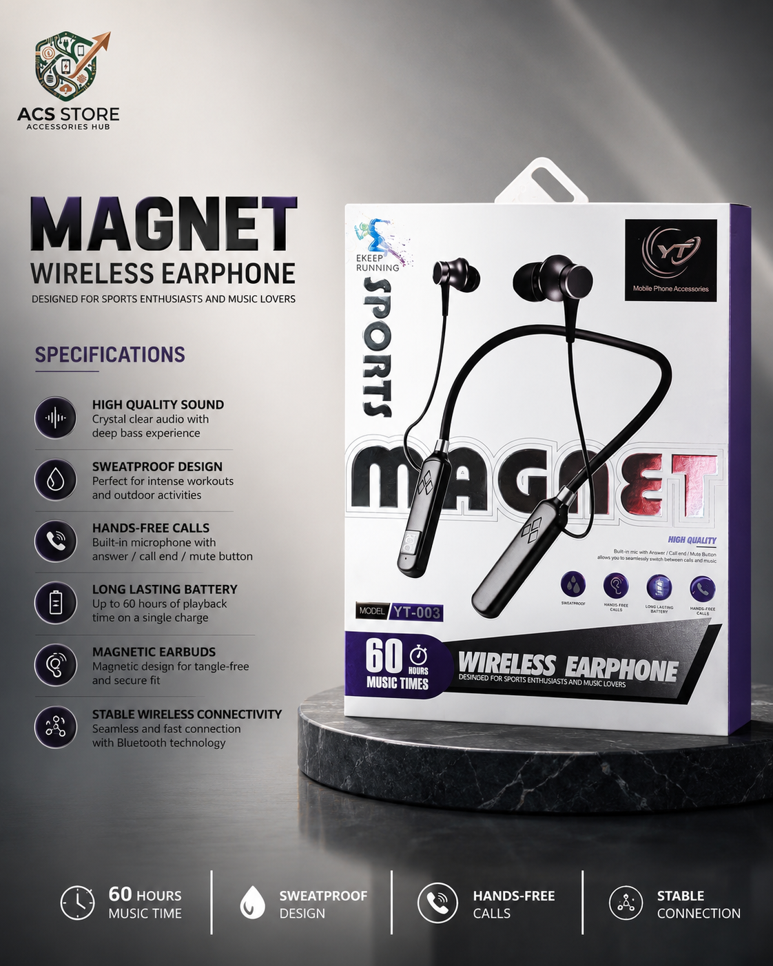 MAGNETIC NECKBAND