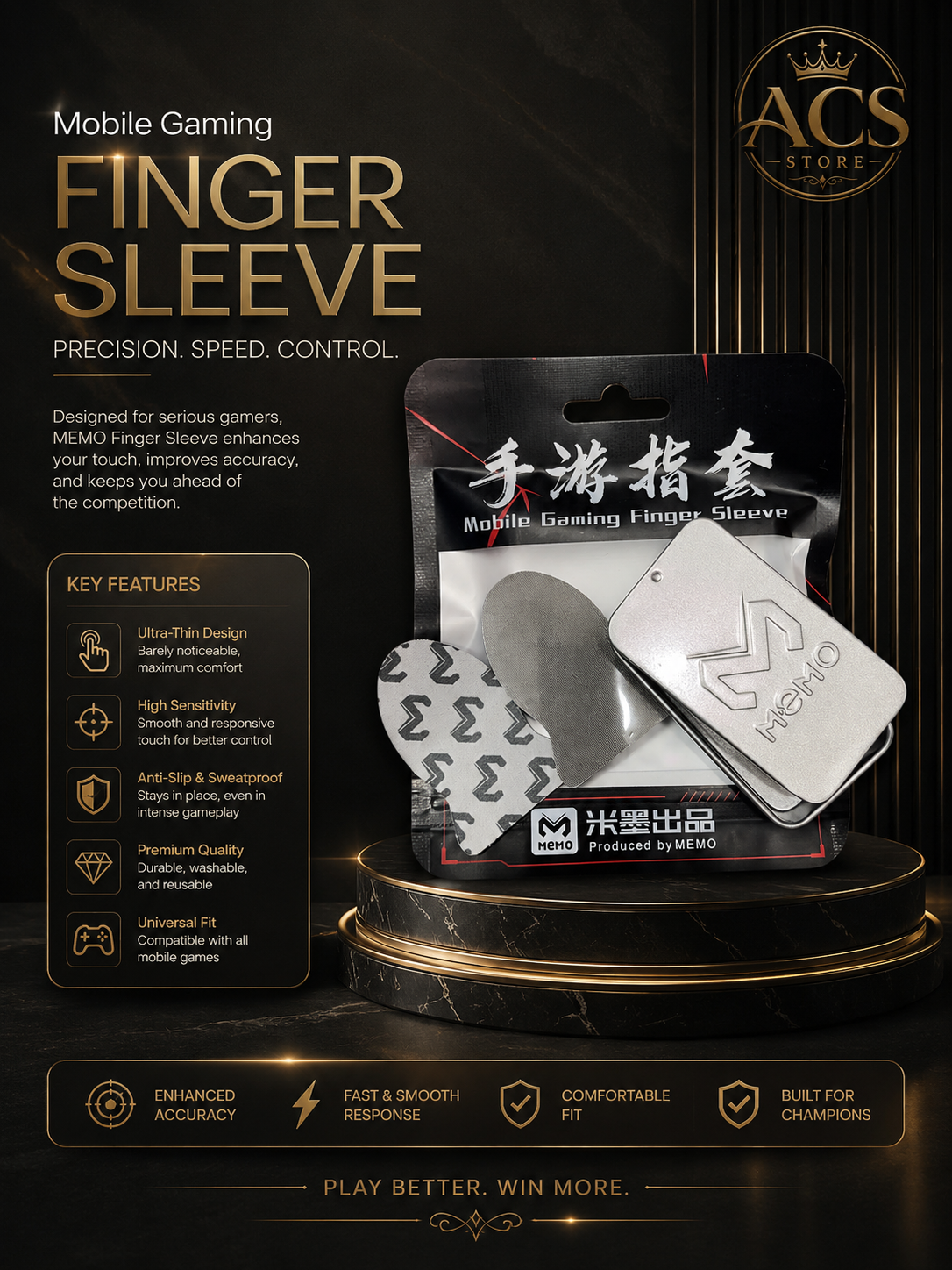 Gaming finger SLEEVES